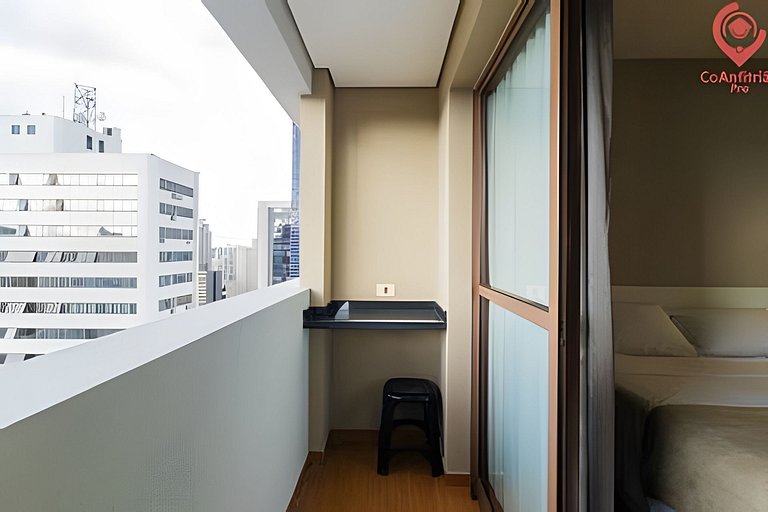 Studio Moderno | Piscina, Academia, Shopping e +!