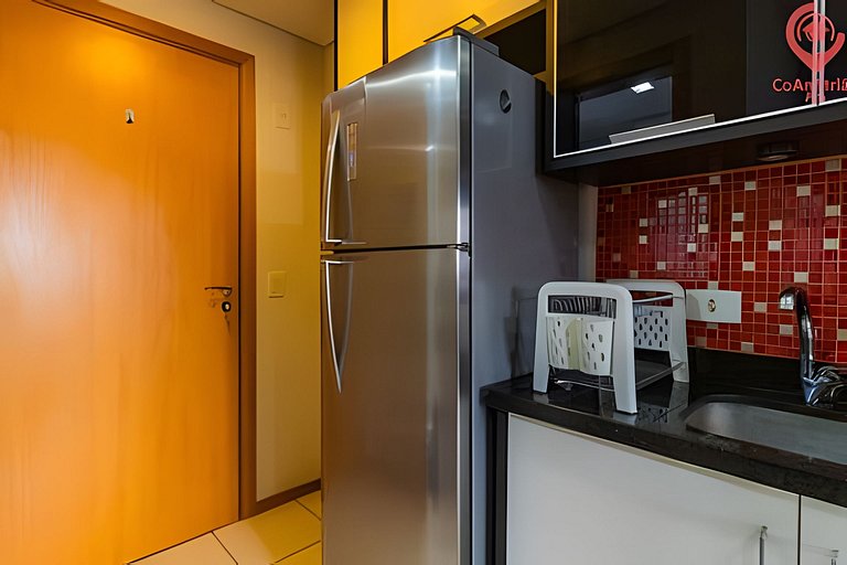 Studio Moderno | Piscina, Academia, Shopping e +!