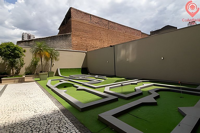 Studio Moderno | Piscina, Academia, Shopping e +!