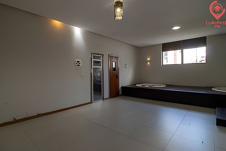 Studio Moderno | Piscina, Academia, Shopping e +!