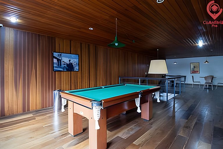Studio Moderno | Piscina, Academia, Shopping e +!