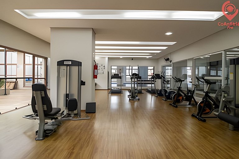 Apto 1Q - Academia & Piscina
