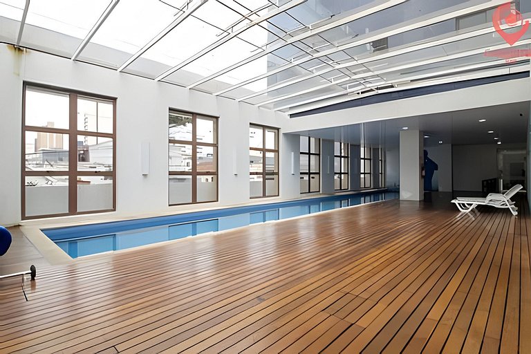 Apto 1Q - Academia & Piscina
