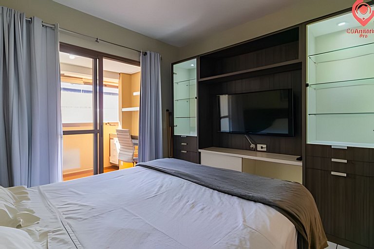 Apê 1 Quarto | Centro + Shopping Estação