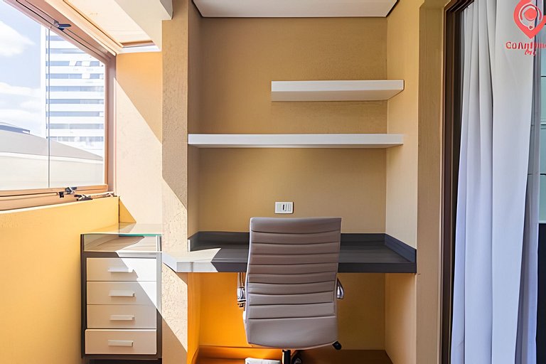 Apê 1 Quarto | Centro + Shopping Estação