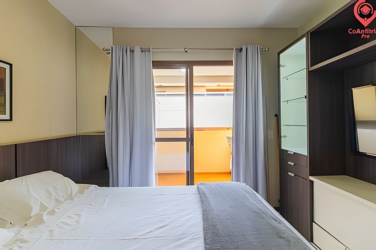 Apê 1 Quarto | Centro + Shopping Estação