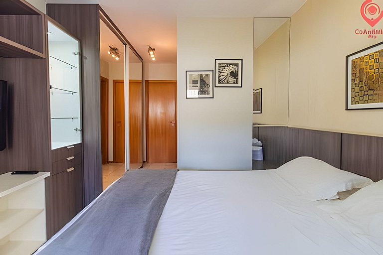 Apê 1 Quarto | Centro + Shopping Estação