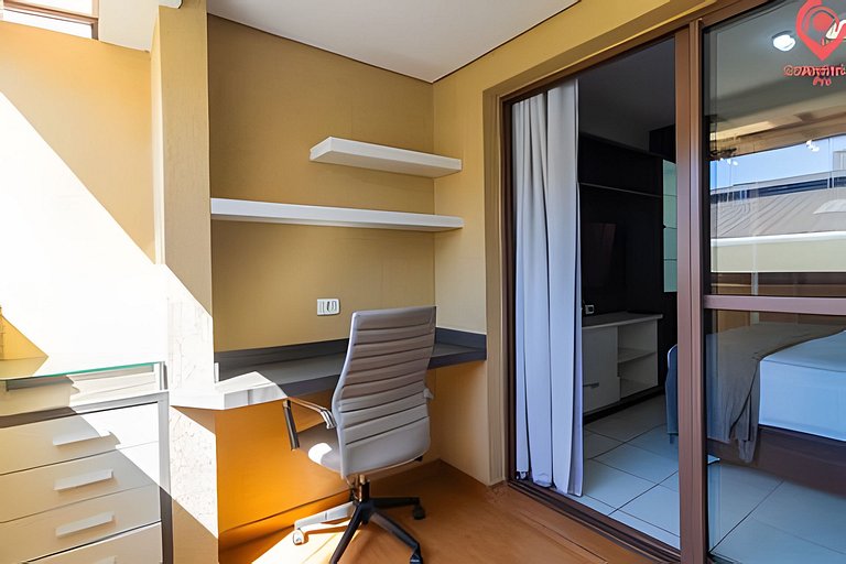 Apê 1 Quarto | Centro + Shopping Estação