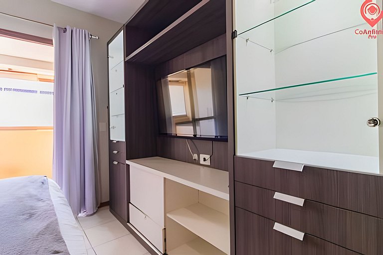 Apê 1 Quarto | Centro + Shopping Estação